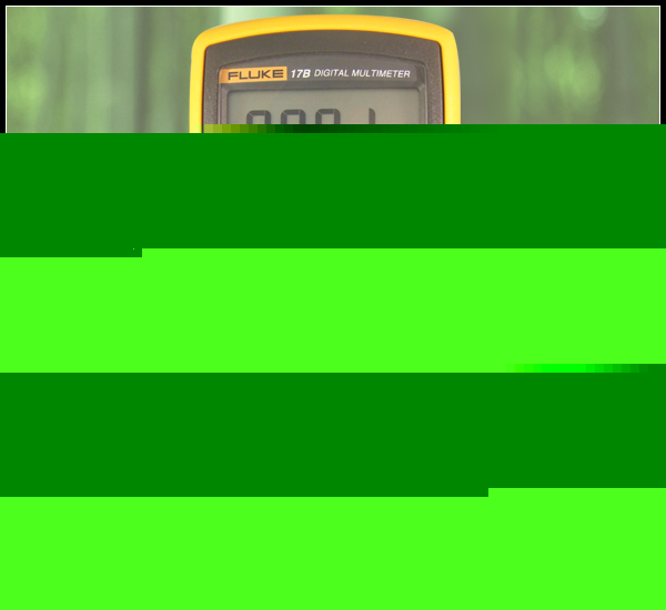 Fluke multimeter w/ temperature & frequency measurement
