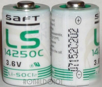 8 saft 14250 c 3.6V 1/2AA battery adt security alarm