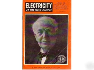Electricity farm rural magazine 1954 obermiller