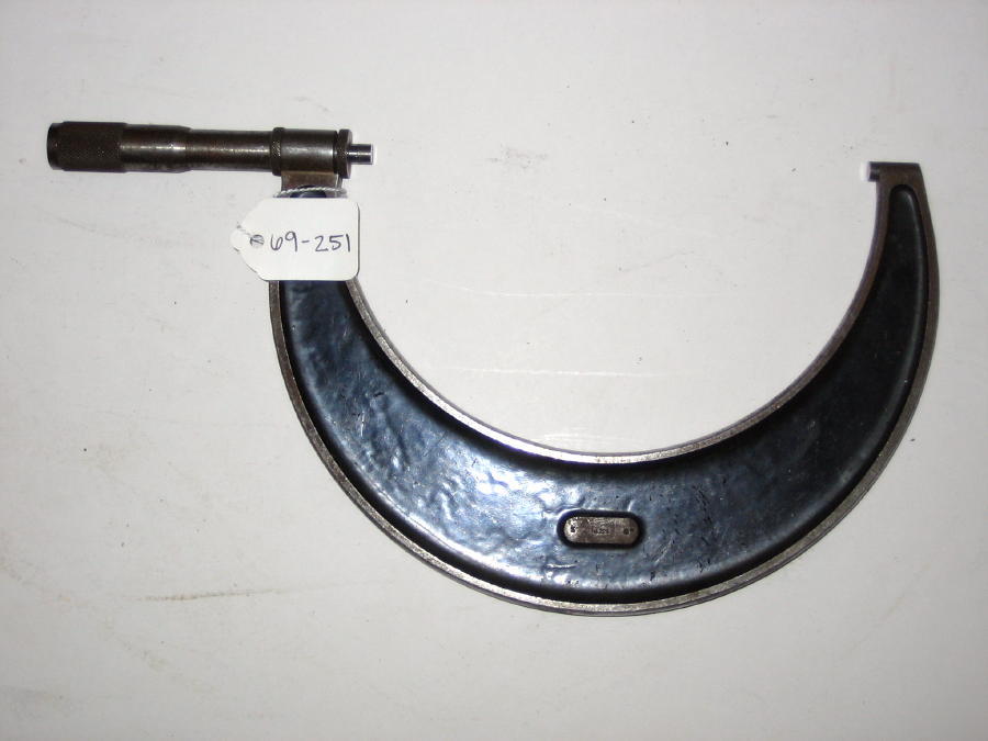 5 - 6 inch l.s. starrett outside micrometer