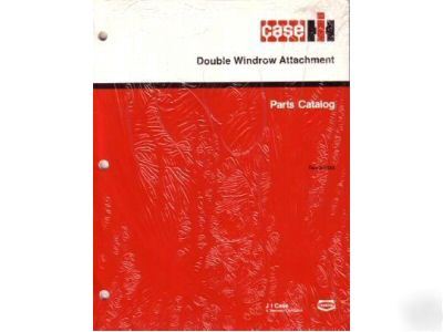 Case ih double windrow attachment parts catalog manual