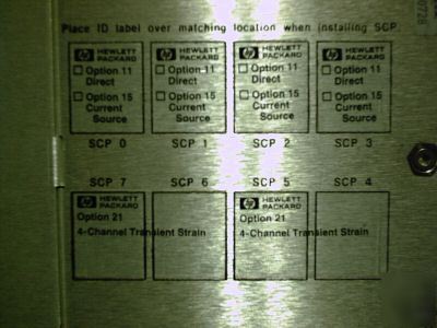 Hp 75000 series c E1413B 64 channel scanning a/d