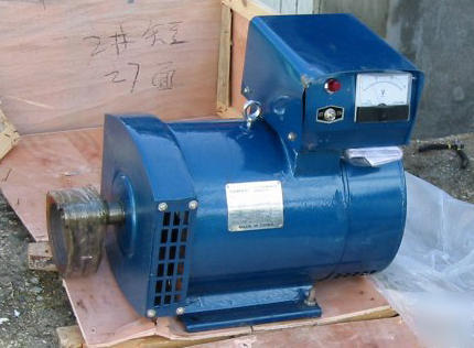 New 2 kw - st generator head + free pulley 