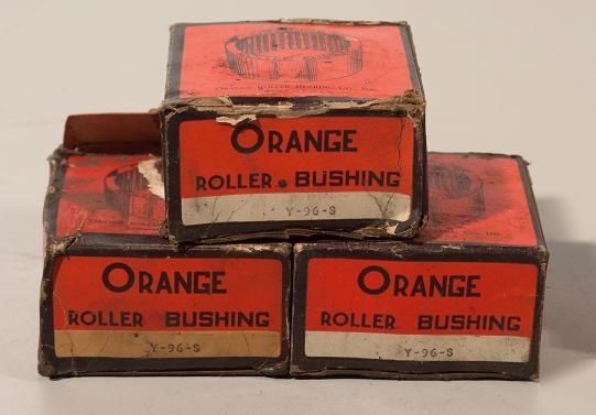 Orange roller bearing Y96S lot of 3 