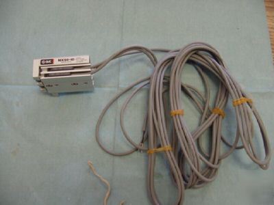 Smc MXS6-10 linear slide / cylinder w/ 2 d-A93 sensors<