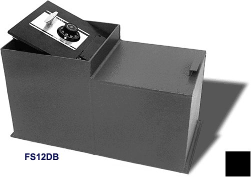 Steel floor safe / floor safe / 179 lbs FS12DB h