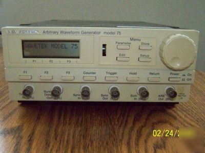 Wavetek 75 arbitrary waveform/signal generator