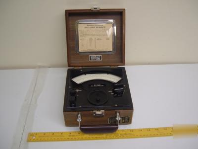 Ultra sensitive direct current milliammeter w/ case