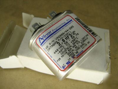 Amrad 2.0 mfd run capacitor 440VAC 440/2 CR2X440