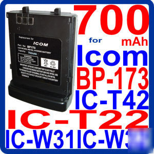 Bp-173 battery for icom ic-T22 T42 T7 W31 Z1A ic-e yf