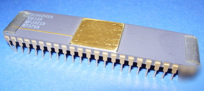 Cpu SCN68454 signetics ic gold ceramic vintage