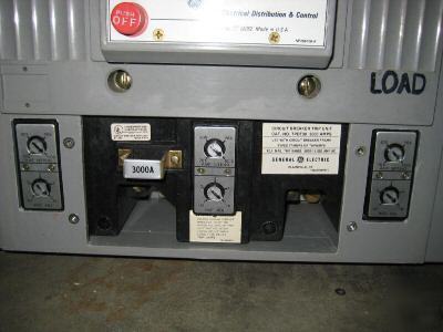 Ge power break TPMMF86 3000A manual op breaker TPMMF8