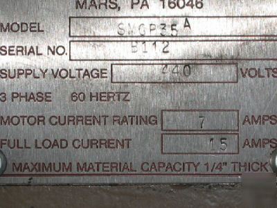 Megapunch / model smgp-35A / 35 ton/ thick turret tool