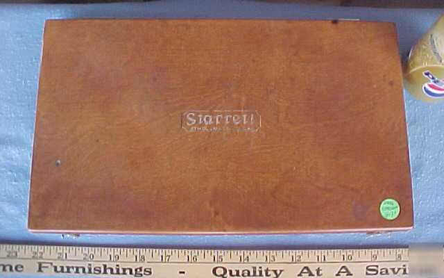 Starrett 436 o/s micrometer 6 to 7 in w standard & case