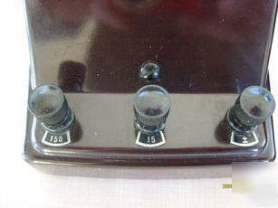 Wellch scientific ac voltmeter / ampmeter combo