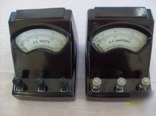 Wellch scientific ac voltmeter / ampmeter combo