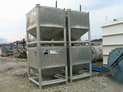 36 cubic foot aluminum portable tote bins (3722)