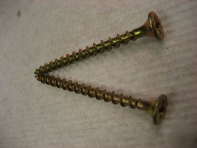 6 x 2 phil coarse thrd decking screw yel zinc 3500