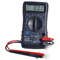 Pocket digital multitester / multimeter, 3.5 digit lcd