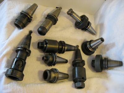 Large lot of cat 40 tooling kennametal erickson more 