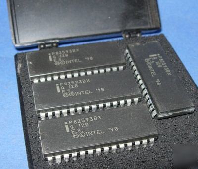 P82593BX intel vintage ic 28-pin dip package 82593