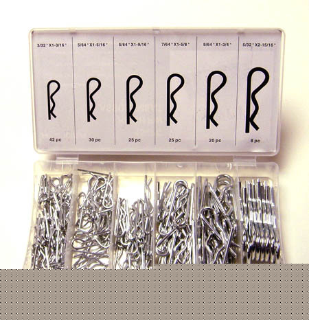 150 pc hitch pin assortment d