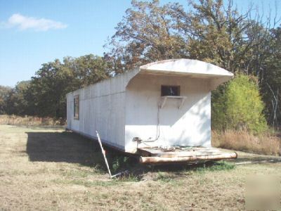 40 ft shipping container hunting bunkhouse deer cabin