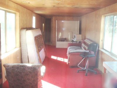 40 ft shipping container hunting bunkhouse deer cabin