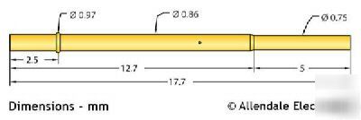 5 off - receptacle for P50 series - crimp type