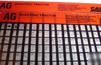 Case ih quadtrac tractor parts catalog book microfiche