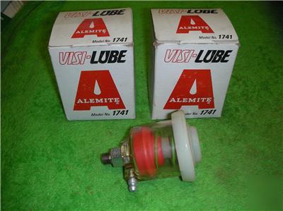 2 visi-lube automatic lubrication device oiler alemite
