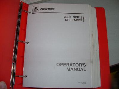 New operator's manual, idea spreaders, mowers, rakes