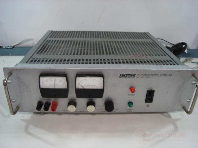 Sorensen DCR40-10A dc power supply 0-40V 0-10A
