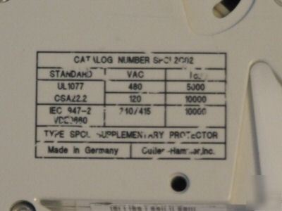 Circuit braker C2 double pole c curve fuse