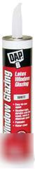 New lot of 9 tubes of dap latex window glazing - brand 