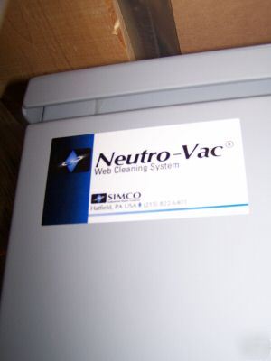 Simco neutro-vac dust collector dc-75 4470296 filter