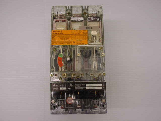 Moeller nzmh 6-100 ZM6A-100-na circuit breaker