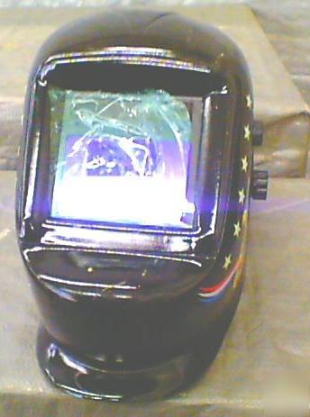 Extra large lens auto darkening welding helmet repair