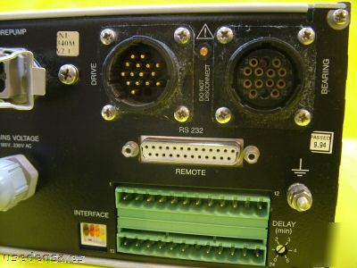 Leybold turbotronik turbopump controller nt 341 mc/t