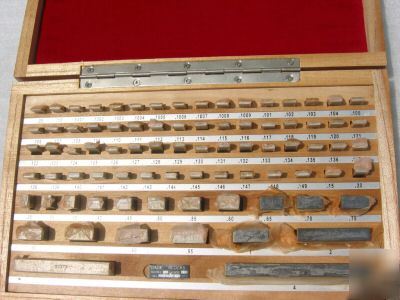 New rectangular gage blocks set 81 pc grade 2 / a gages 