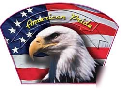 Patriotic eagle decal american pride flag US001 4