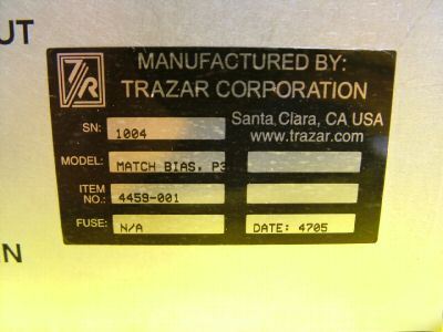 Trazar rf matching network match bias, P3I