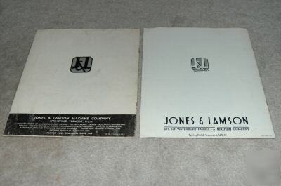 Various out of print j&l optical comparator catalogs