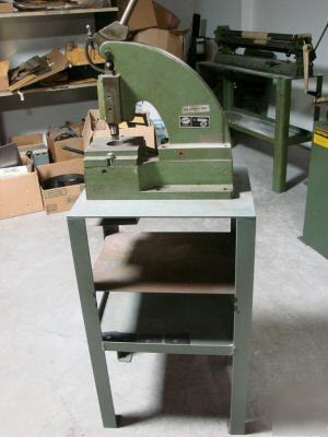 Diacro #1 hand punch - 4 ton with custom made stand