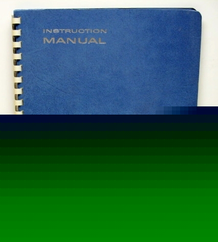 Tektronix oscilloscope camera system instr. manual