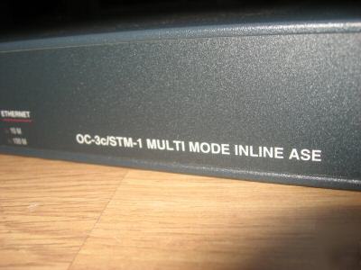 Visual network fluke 807-0203 inline ase oc-3C/stm-1 lc