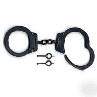 Hiatts 2015 police steel handcuffs - blue finish