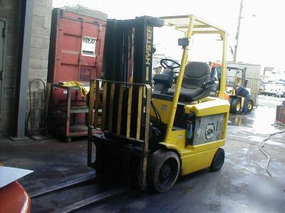 Hyster electric forklift, 5,400 lbs capacity