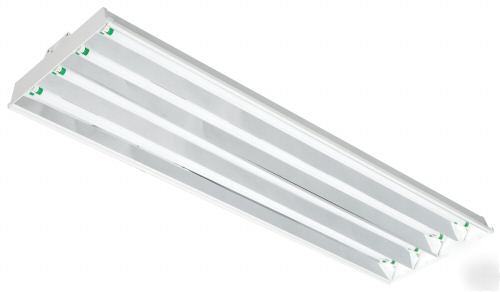 New 4 lamp 54 watt T5 ho t-bay fixtures with lamps