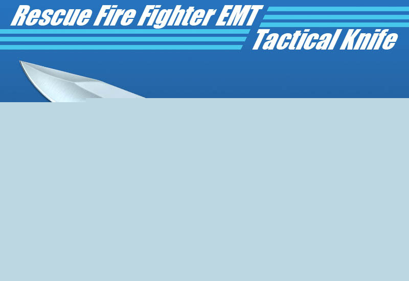 Rescue fire fighter emt tactical folding pocket knife